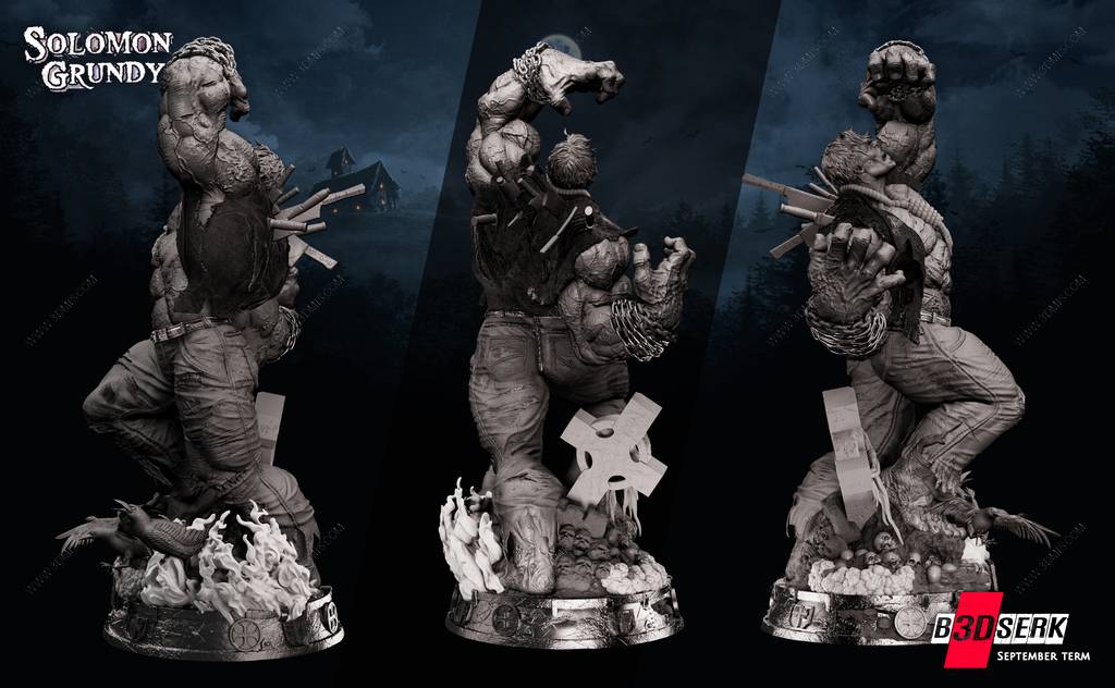 P站图纸印象馆 B3DSERK DC漫画 所罗门·格兰迪 B3DSERK DC漫画 所罗门·格兰迪