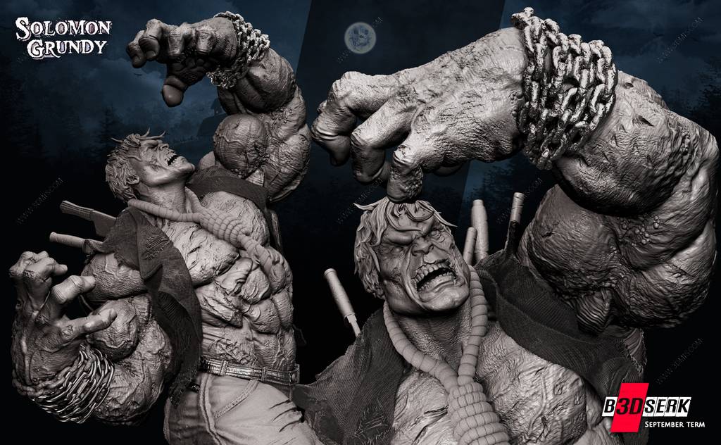 P站图纸印象馆 B3DSERK DC漫画 所罗门·格兰迪 B3DSERK DC漫画 所罗门·格兰迪