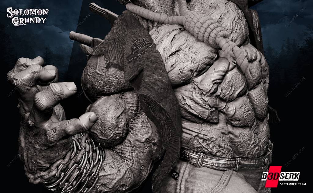 P站图纸印象馆 B3DSERK DC漫画 所罗门·格兰迪 B3DSERK DC漫画 所罗门·格兰迪