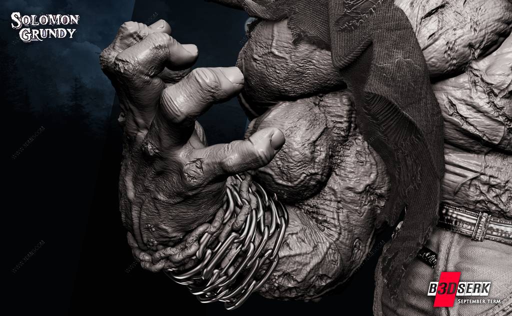 P站图纸印象馆 B3DSERK DC漫画 所罗门·格兰迪 B3DSERK DC漫画 所罗门·格兰迪