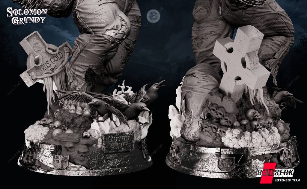 P站图纸印象馆 B3DSERK DC漫画 所罗门·格兰迪 B3DSERK DC漫画 所罗门·格兰迪