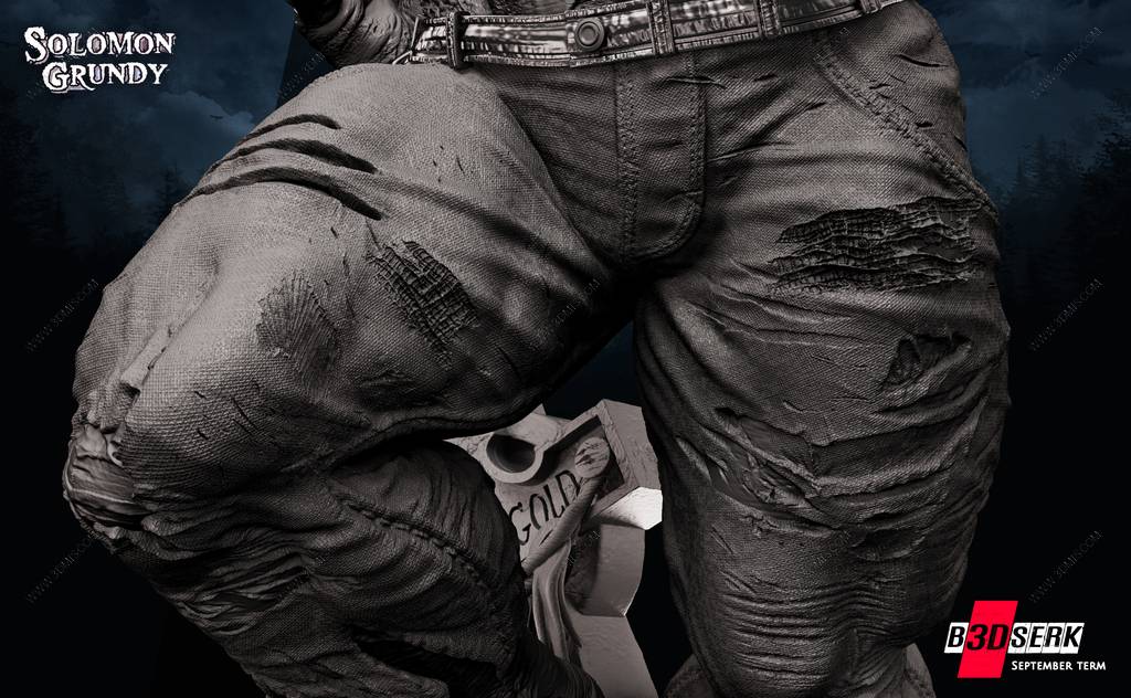 P站图纸印象馆 B3DSERK DC漫画 所罗门·格兰迪 B3DSERK DC漫画 所罗门·格兰迪