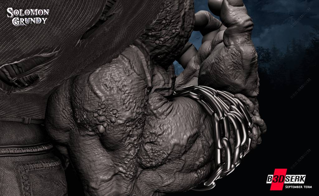 P站图纸印象馆 B3DSERK DC漫画 所罗门·格兰迪 B3DSERK DC漫画 所罗门·格兰迪