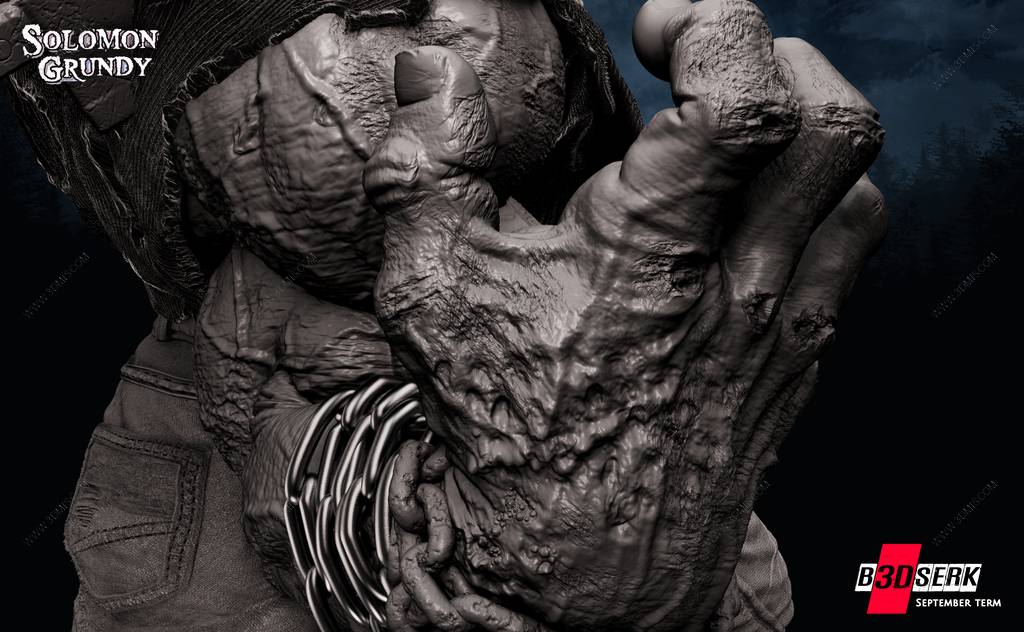 P站图纸印象馆 B3DSERK DC漫画 所罗门·格兰迪 B3DSERK DC漫画 所罗门·格兰迪