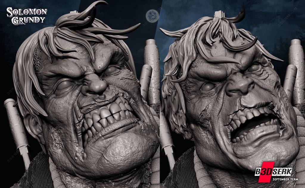 P站图纸印象馆 B3DSERK DC漫画 所罗门·格兰迪 B3DSERK DC漫画 所罗门·格兰迪