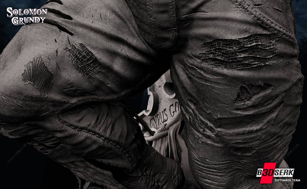 P站图纸印象馆 B3DSERK DC漫画 所罗门·格兰迪 B3DSERK DC漫画 所罗门·格兰迪