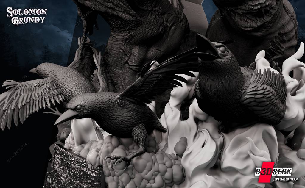 P站图纸印象馆 B3DSERK DC漫画 所罗门·格兰迪 B3DSERK DC漫画 所罗门·格兰迪