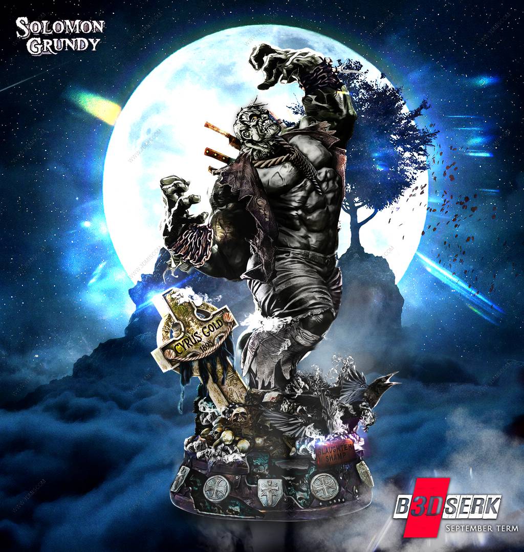 P站图纸印象馆 B3DSERK DC漫画 所罗门·格兰迪 B3DSERK DC漫画 所罗门·格兰迪