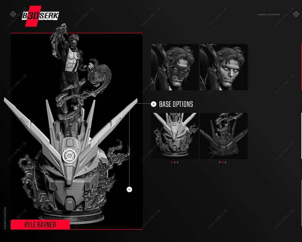 P站图纸印象馆 B3DSERK DC漫画 凯尔·雷纳 B3DSERK DC漫画 凯尔·雷纳