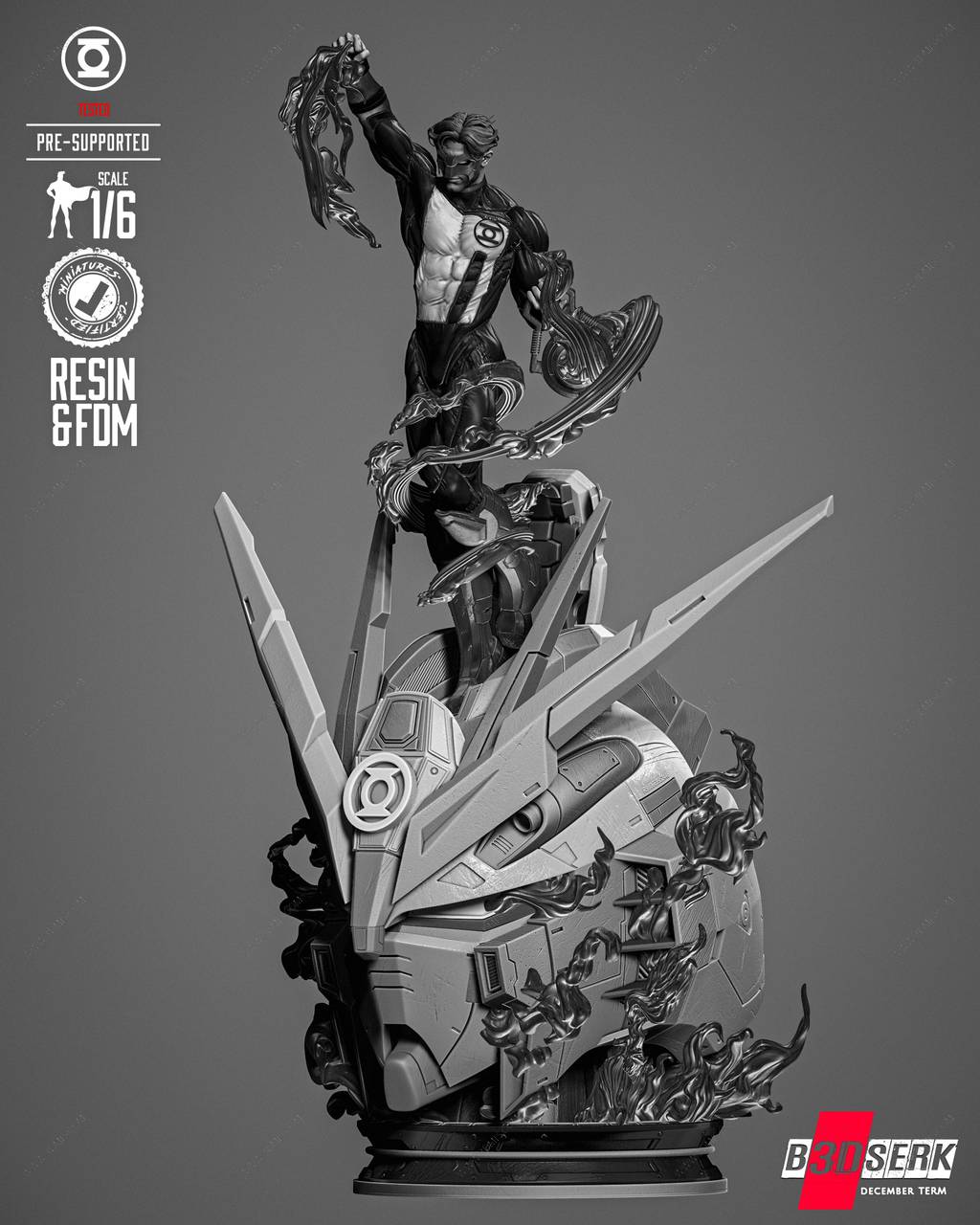 P站图纸印象馆 B3DSERK DC漫画 凯尔·雷纳 B3DSERK DC漫画 凯尔·雷纳