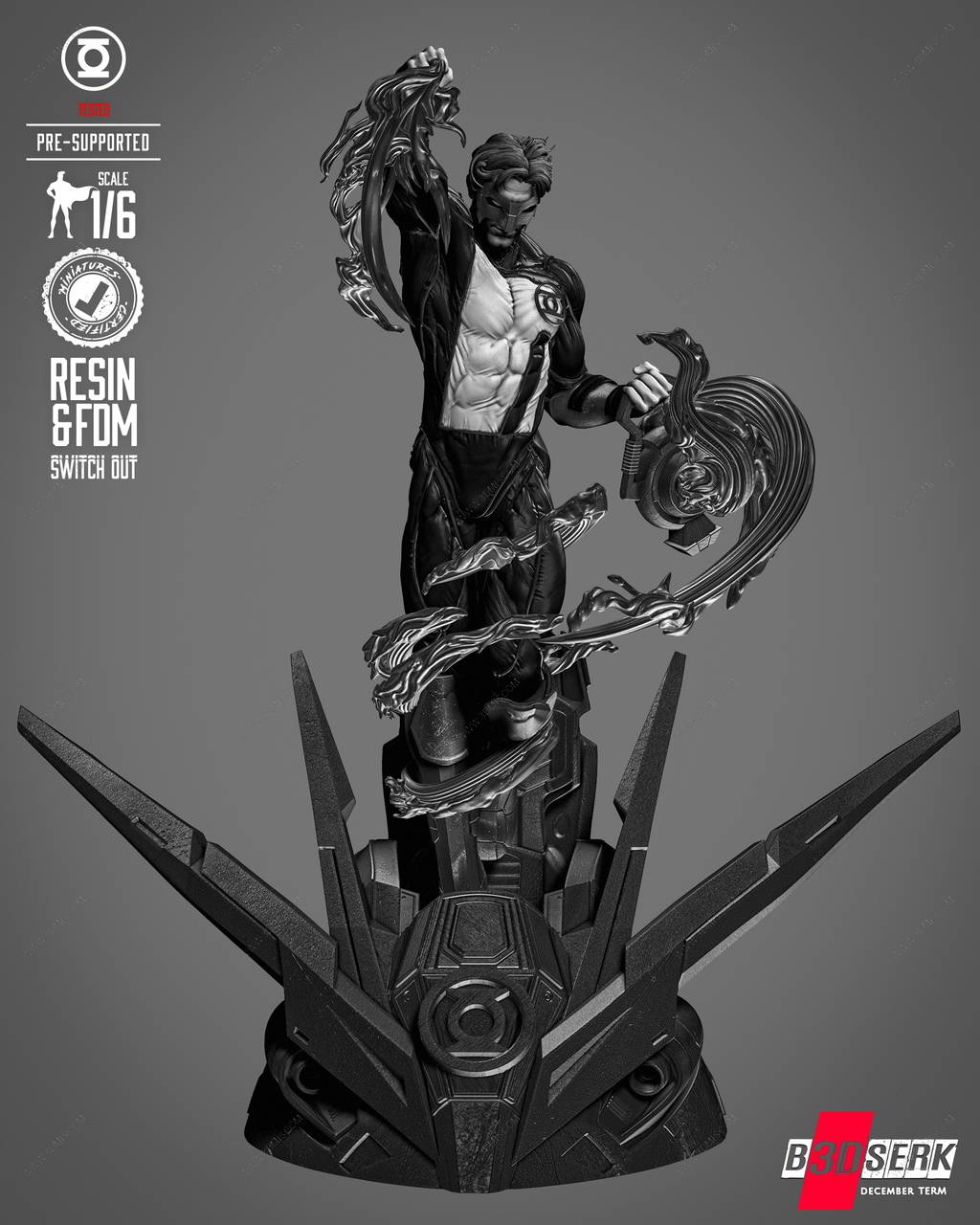 P站图纸印象馆 B3DSERK DC漫画 凯尔·雷纳 B3DSERK DC漫画 凯尔·雷纳