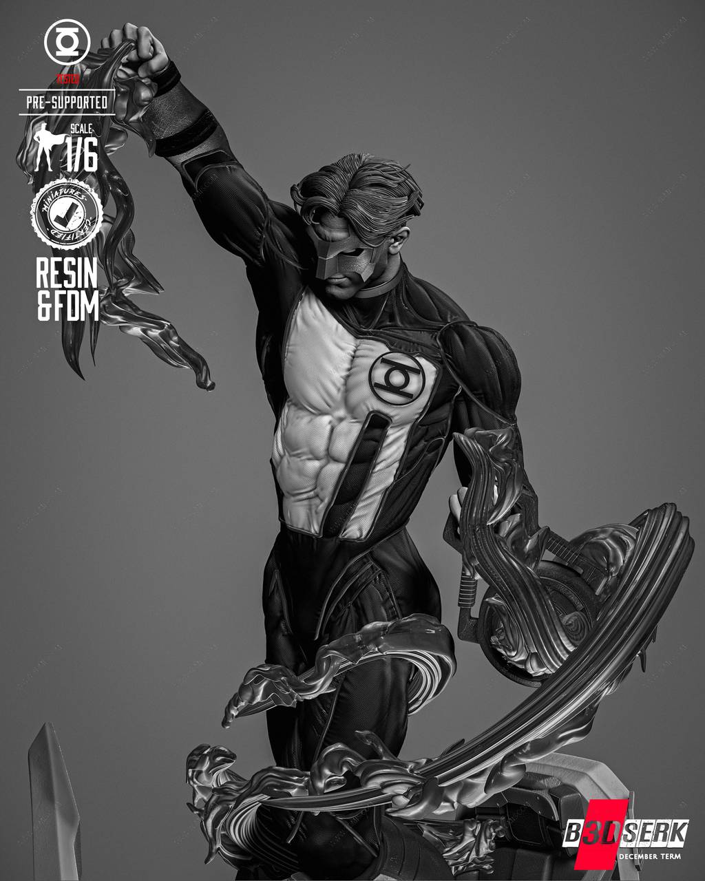 P站图纸印象馆 B3DSERK DC漫画 凯尔·雷纳 B3DSERK DC漫画 凯尔·雷纳