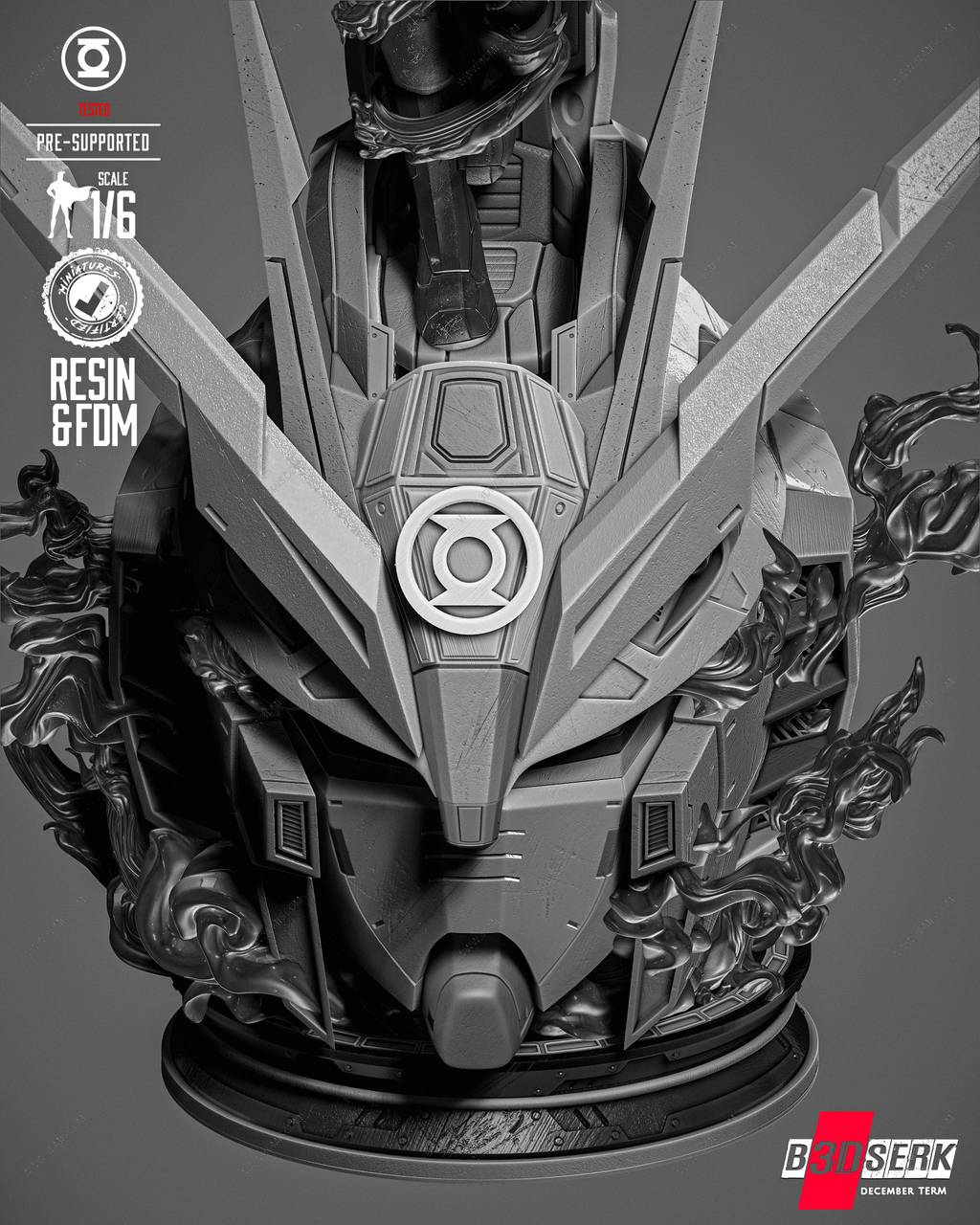 P站图纸印象馆 B3DSERK DC漫画 凯尔·雷纳 B3DSERK DC漫画 凯尔·雷纳