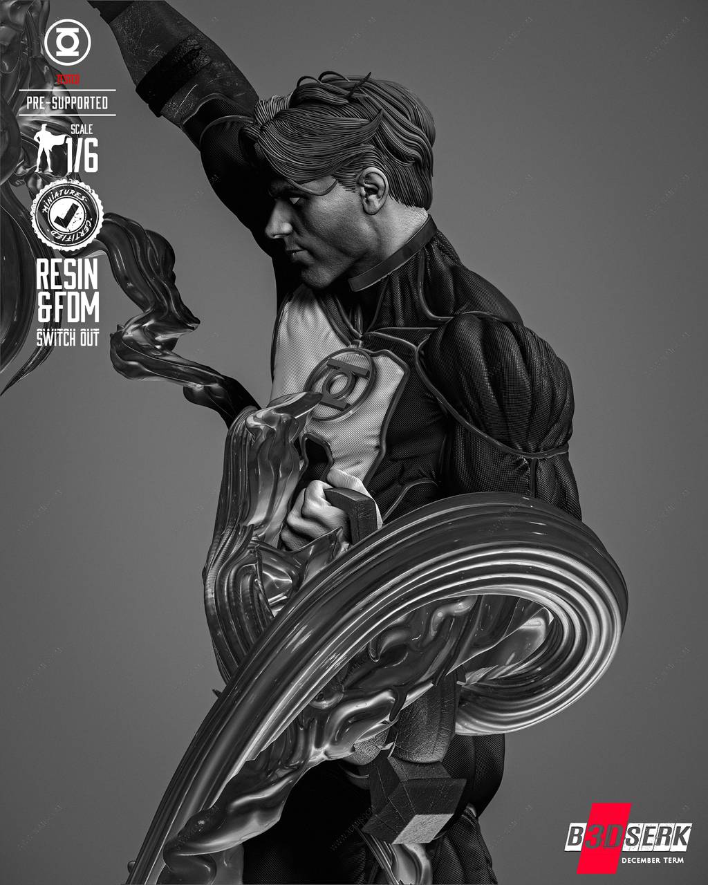 P站图纸印象馆 B3DSERK DC漫画 凯尔·雷纳 B3DSERK DC漫画 凯尔·雷纳