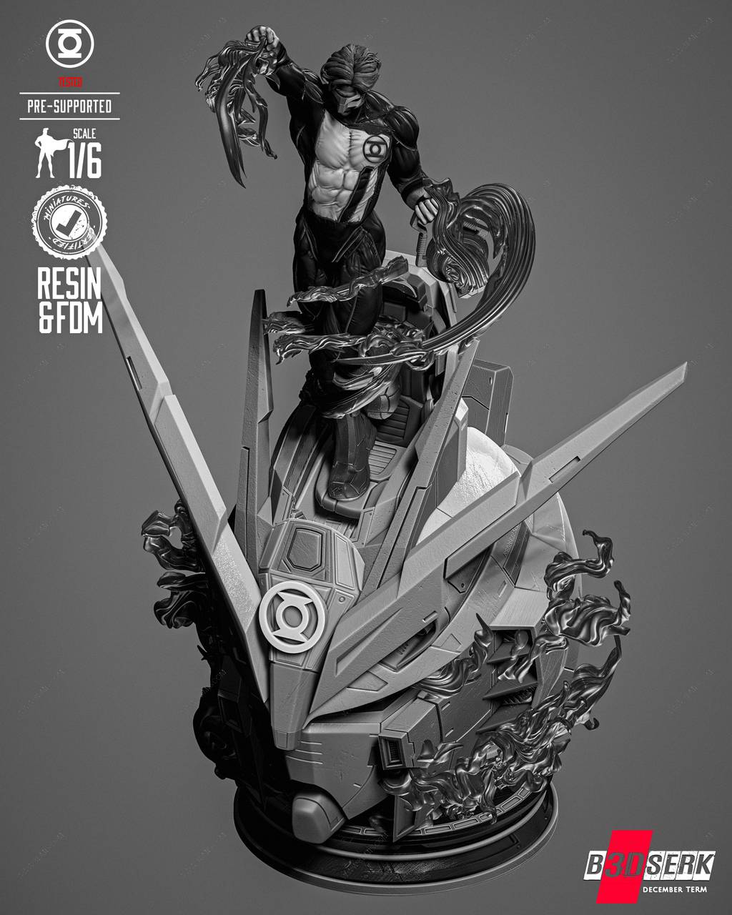 P站图纸印象馆 B3DSERK DC漫画 凯尔·雷纳 B3DSERK DC漫画 凯尔·雷纳