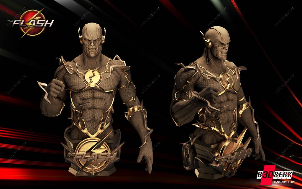 P站图纸印象馆 B3DSERK DC漫画 闪电侠 B3DSERK DC漫画 闪电侠