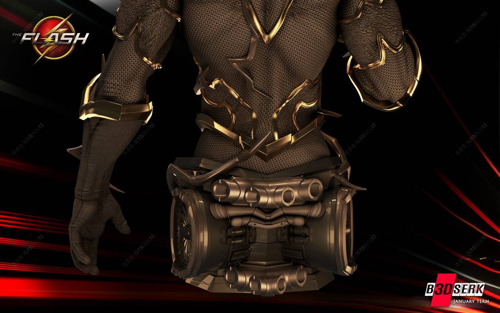 P站图纸印象馆 B3DSERK DC漫画 闪电侠 B3DSERK DC漫画 闪电侠