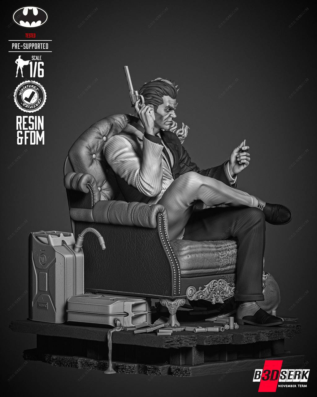 P站图纸印象馆 B3DSERK DC漫画 双面人 B3DSERK DC漫画 双面人