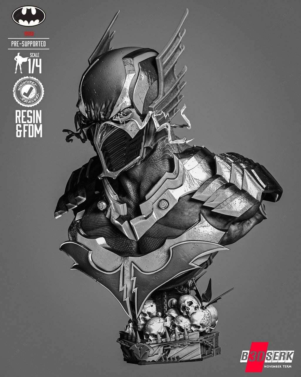 P站图纸印象馆 B3DSERK DC漫画 红色死神 B3DSERK DC漫画 红色死神