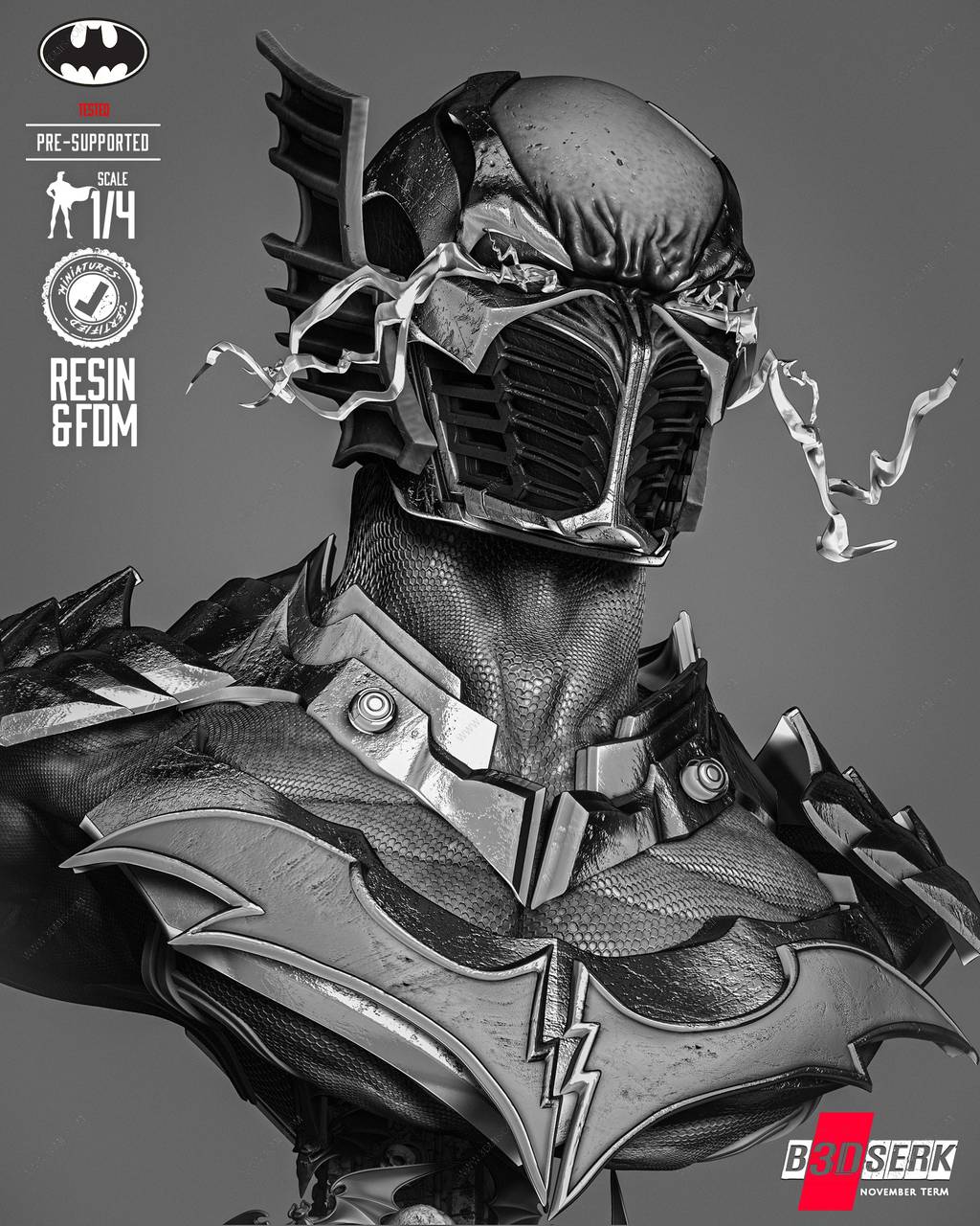 P站图纸印象馆 B3DSERK DC漫画 红色死神 B3DSERK DC漫画 红色死神