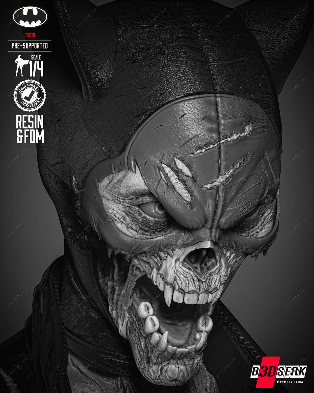 P站图纸印象馆 B3DSERK DC漫画 猫女 B3DSERK DC漫画 猫女