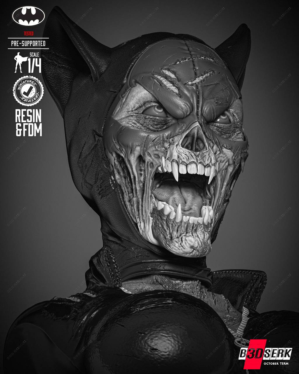 P站图纸印象馆 B3DSERK DC漫画 猫女 B3DSERK DC漫画 猫女