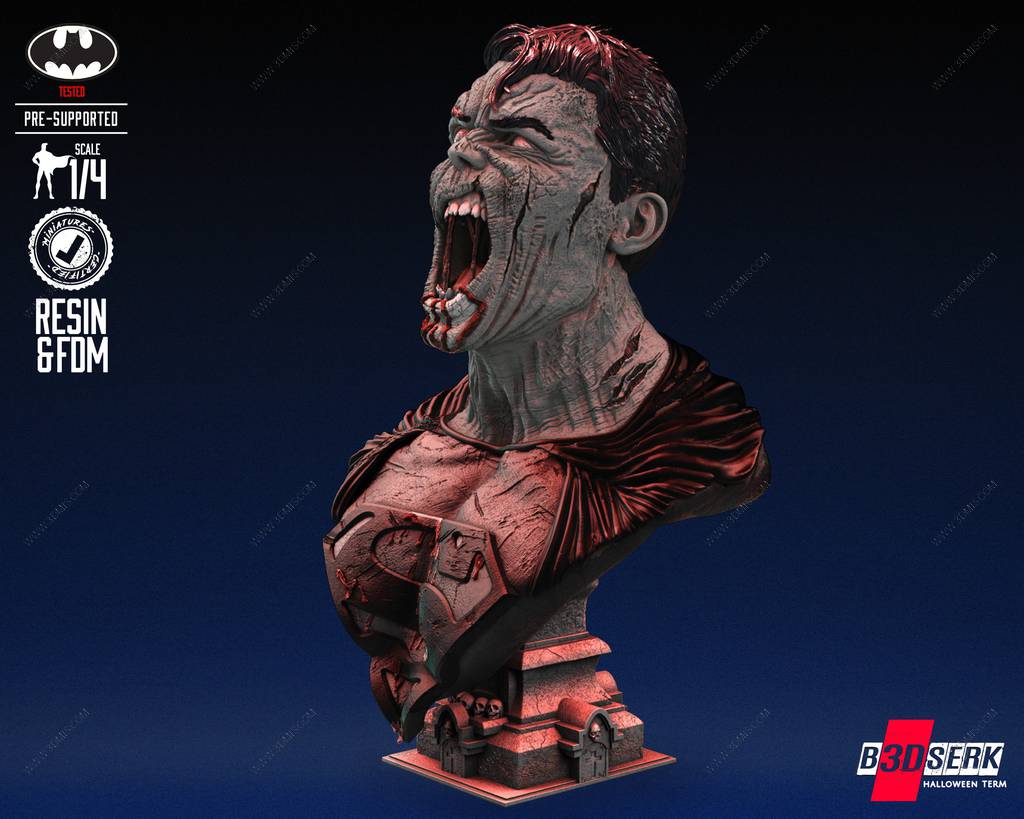 P站图纸印象馆 B3DSERK DC漫画 超人 B3DSERK DC漫画 超人