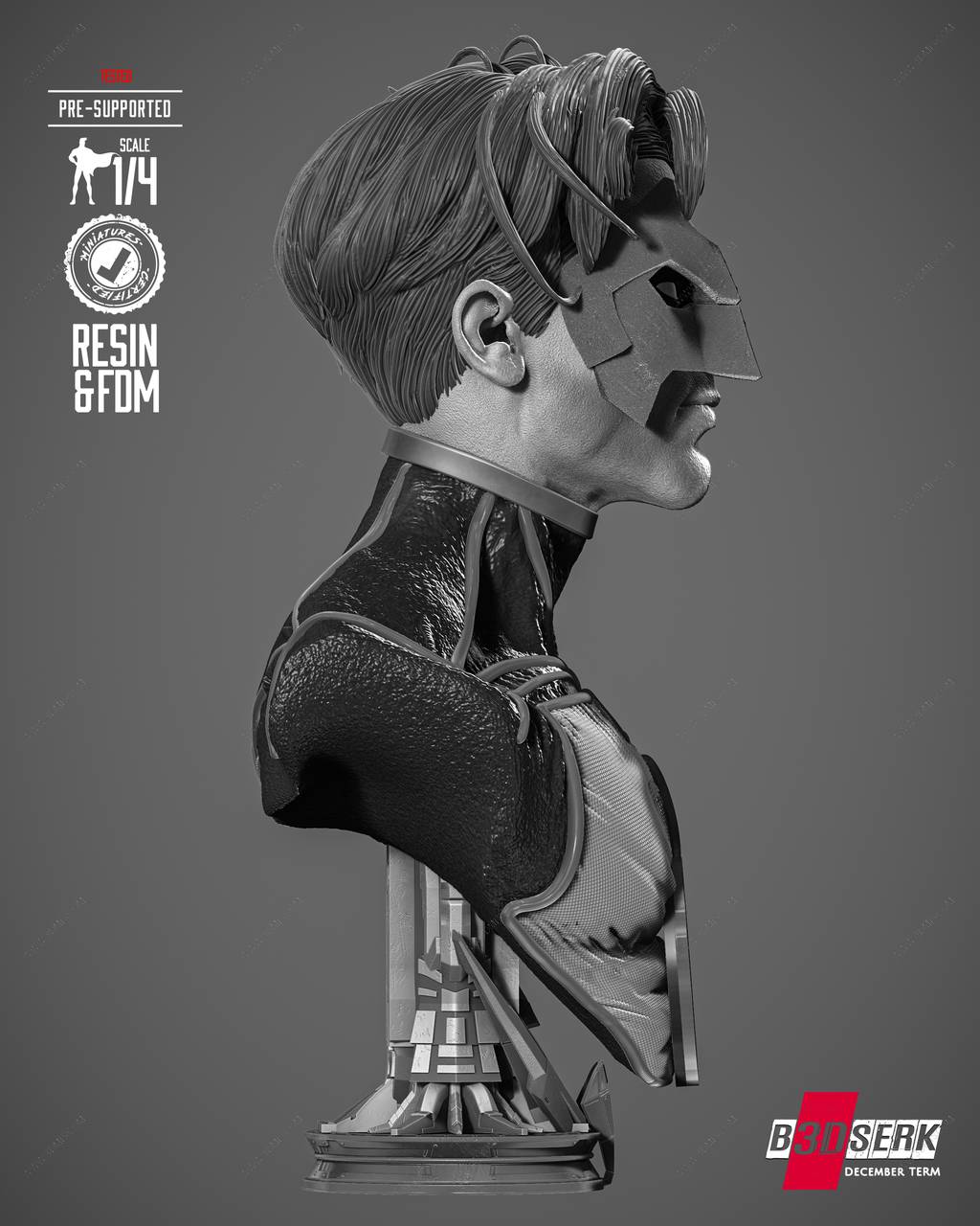 P站图纸印象馆 B3DSERK DC漫画 凯尔·雷纳 B3DSERK DC漫画 凯尔·雷纳