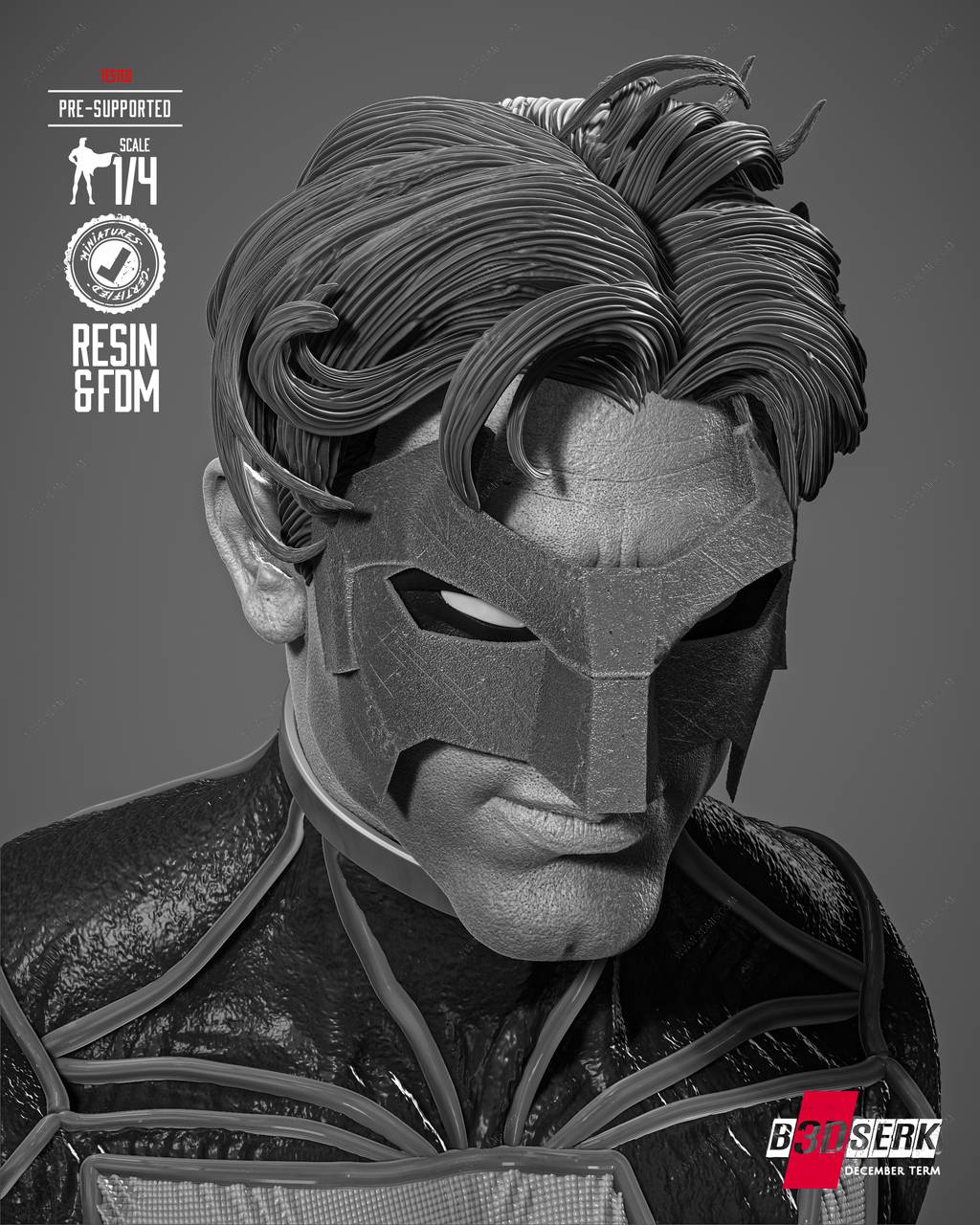 P站图纸印象馆 B3DSERK DC漫画 凯尔·雷纳 B3DSERK DC漫画 凯尔·雷纳