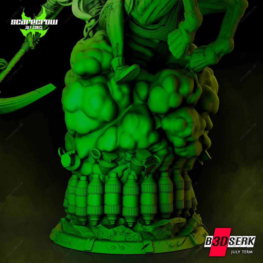 P站图纸印象馆 B3DSERK DC漫画 稻草人 B3DSERK DC漫画 稻草人