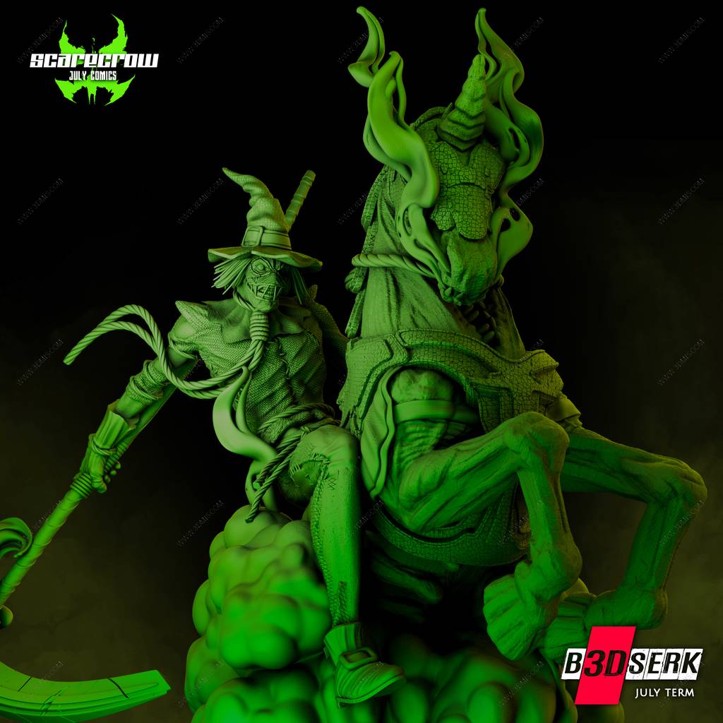 P站图纸印象馆 B3DSERK DC漫画 稻草人 B3DSERK DC漫画 稻草人