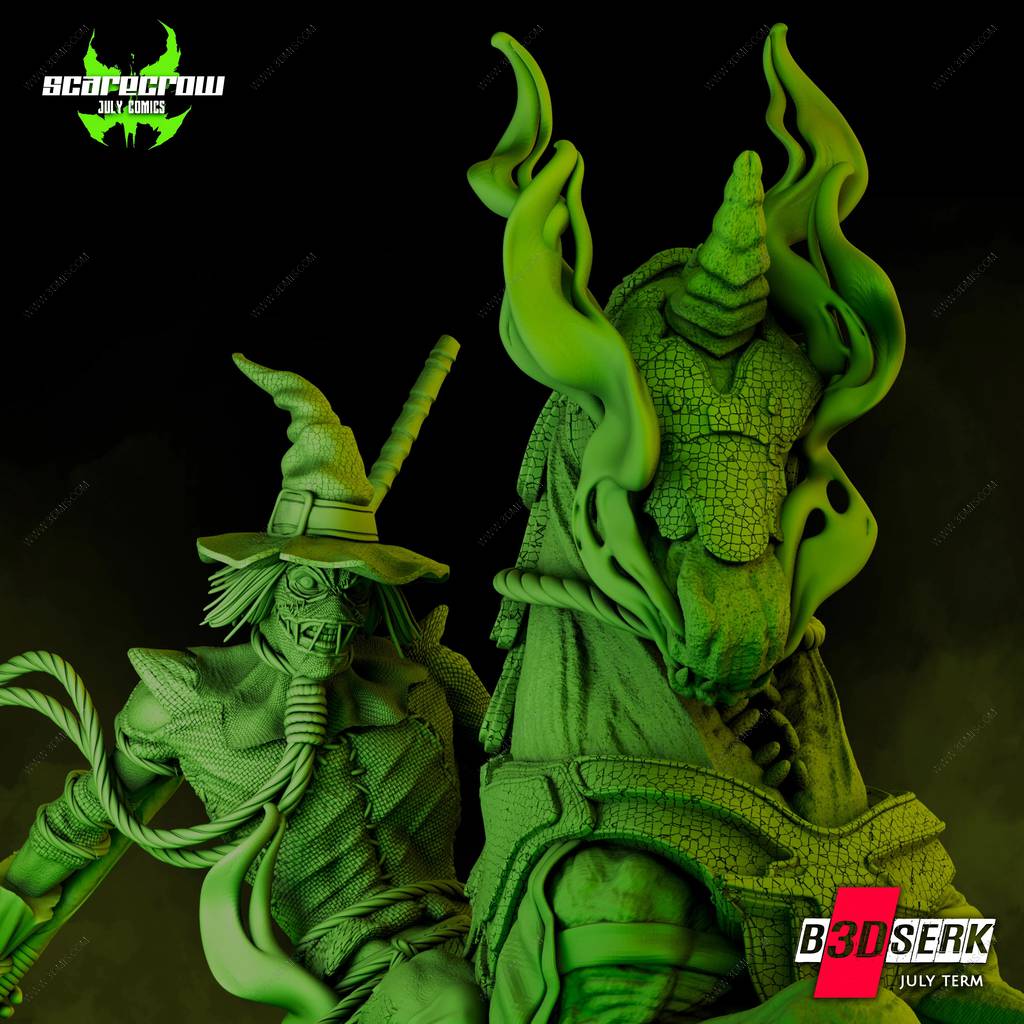 P站图纸印象馆 B3DSERK DC漫画 稻草人 B3DSERK DC漫画 稻草人