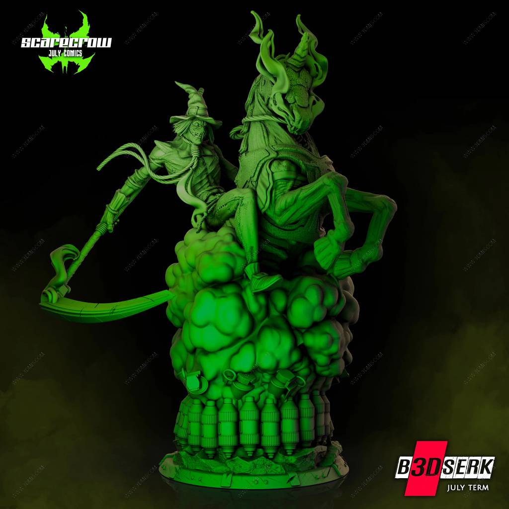 P站图纸印象馆 B3DSERK DC漫画 稻草人 B3DSERK DC漫画 稻草人