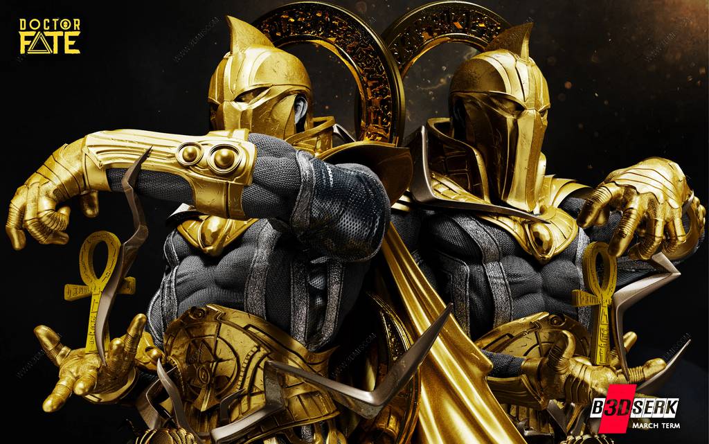 P站图纸印象馆 B3DSERK DC漫画 命运博士 B3DSERK DC漫画 命运博士