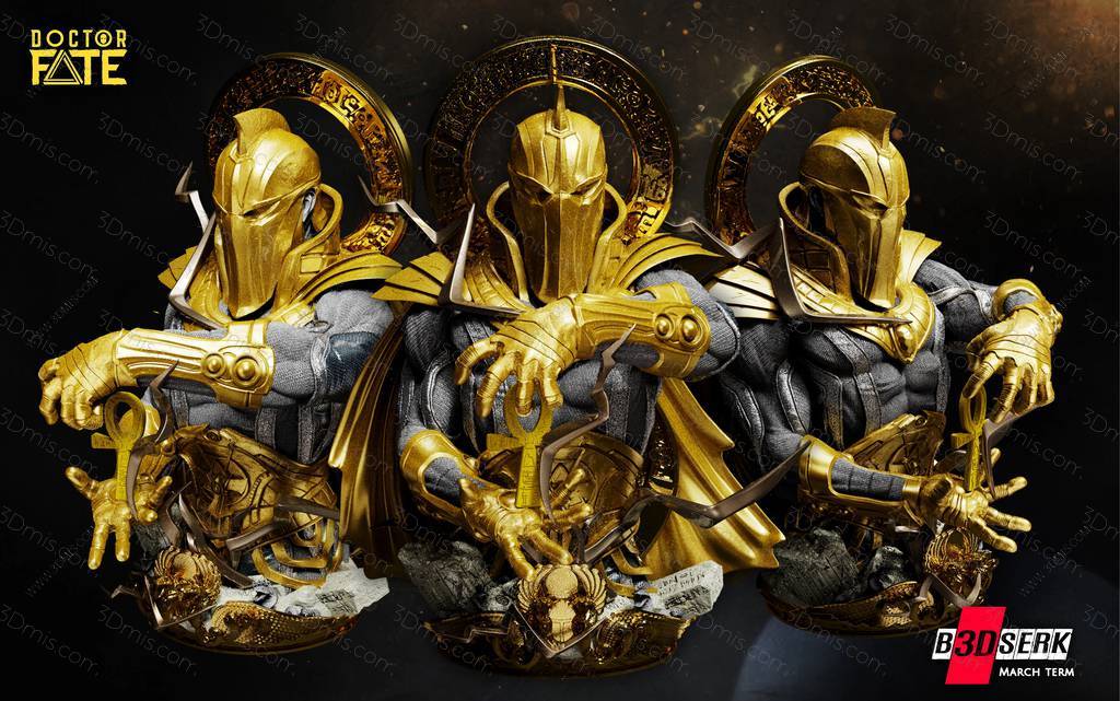 P站图纸印象馆 B3DSERK DC漫画 命运博士 B3DSERK DC漫画 命运博士