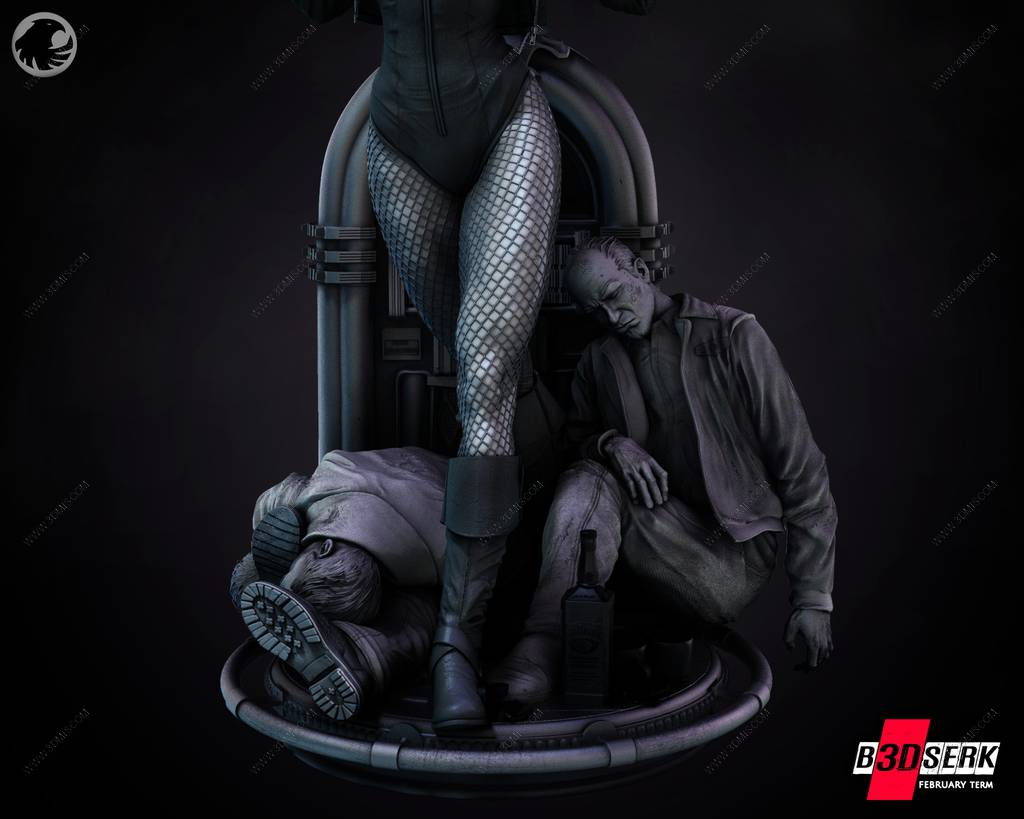 P站图纸印象馆 B3DSERK DC漫画 黑金丝雀 B3DSERK DC漫画 黑金丝雀