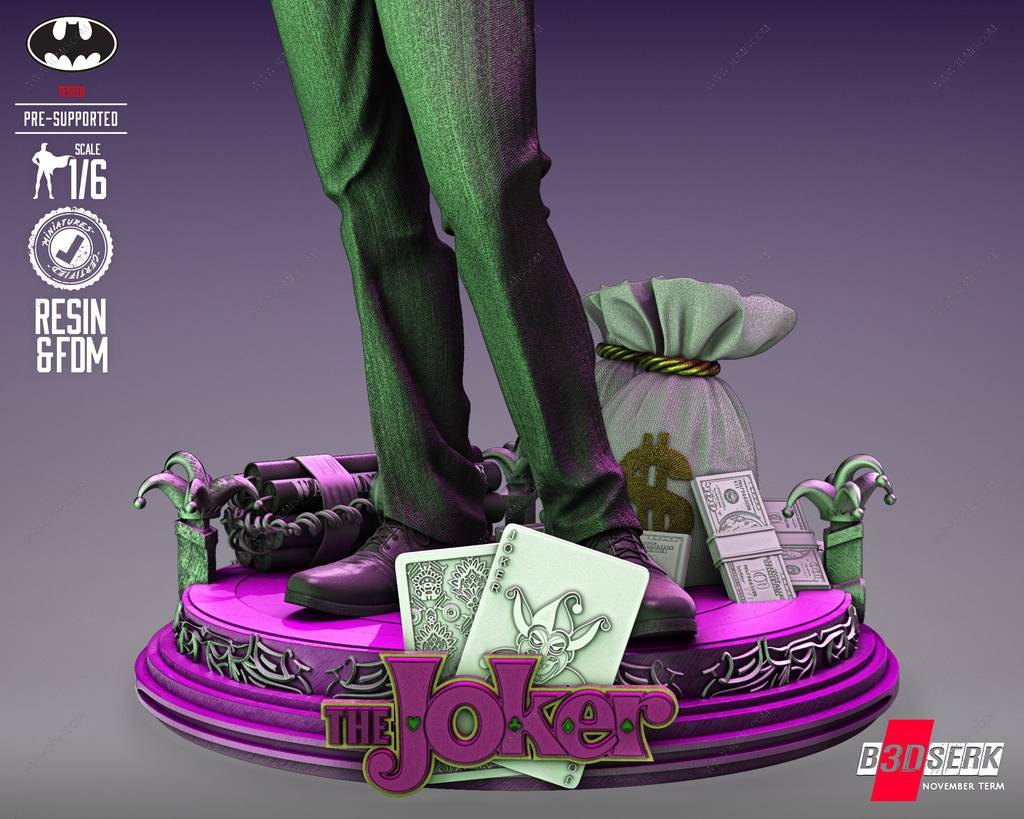 P站图纸印象馆 B3DSERK DC漫画 小丑 B3DSERK DC漫画 小丑