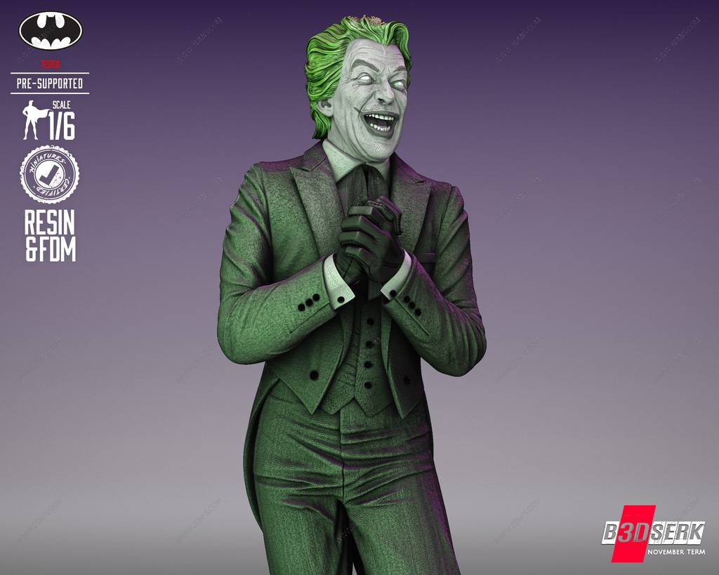 P站图纸印象馆 B3DSERK DC漫画 小丑 B3DSERK DC漫画 小丑