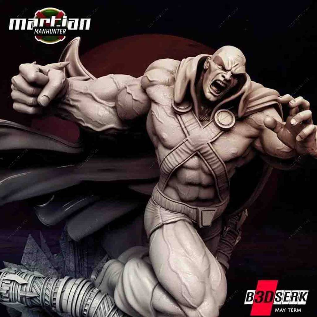 P站图纸印象馆 B3DSERK DC漫画 火星猎人 B3DSERK DC漫画 火星猎人