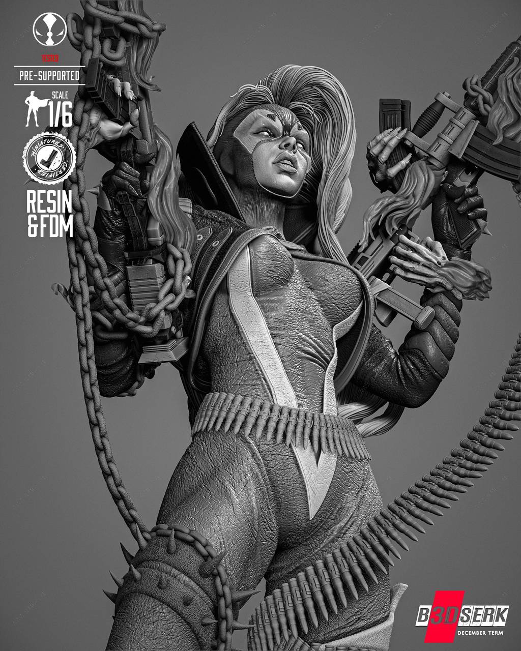 P站图纸印象馆 B3DSERK DC漫画 再生侠 B3DSERK DC漫画 再生侠