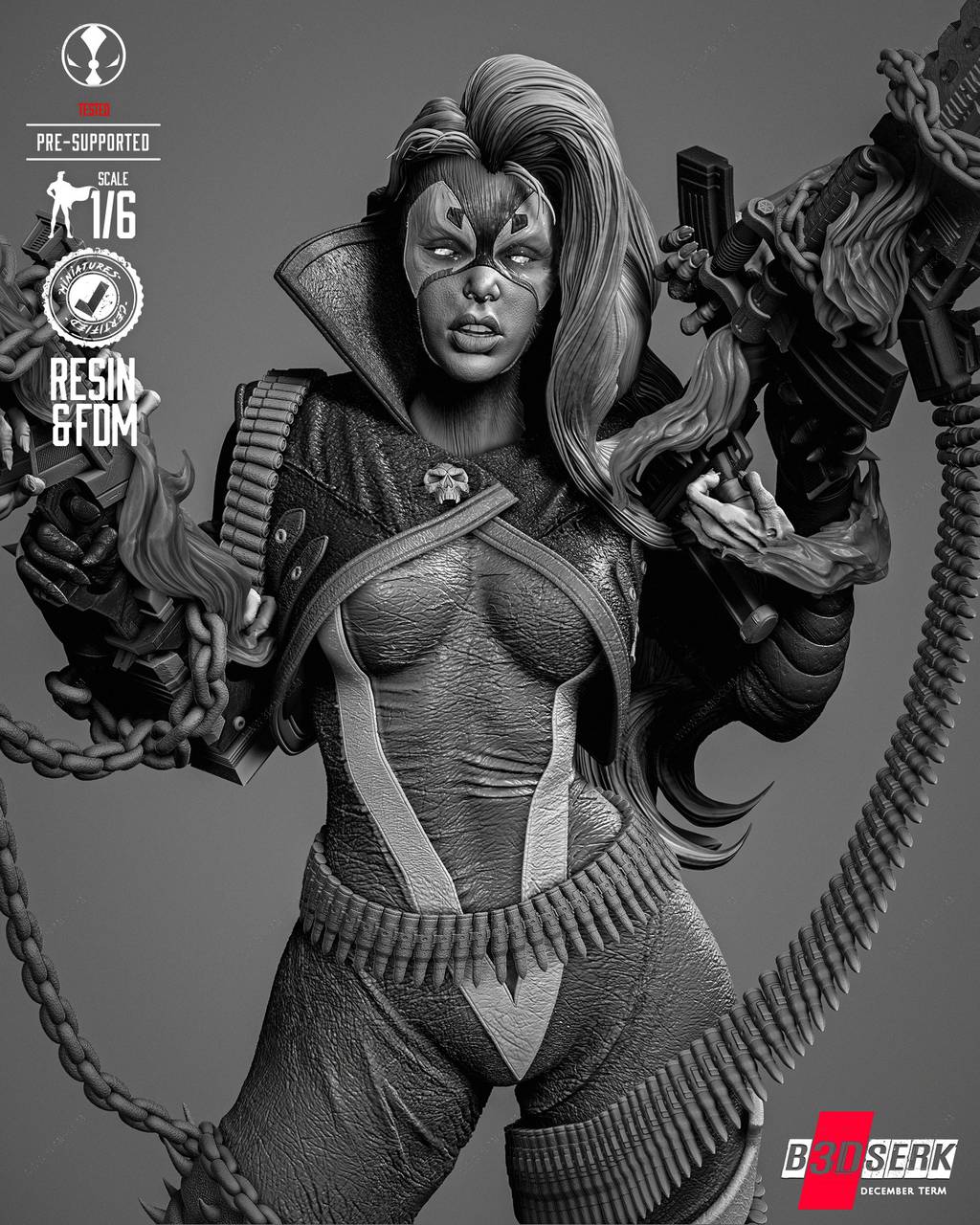 P站图纸印象馆 B3DSERK DC漫画 再生侠 B3DSERK DC漫画 再生侠