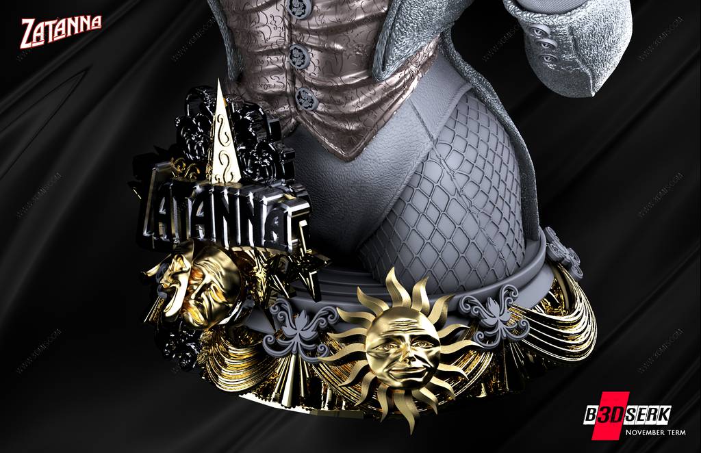 P站图纸印象馆 B3DSERK DC漫画 扎坦娜·扎塔拉 B3DSERK DC漫画 扎坦娜·扎塔拉