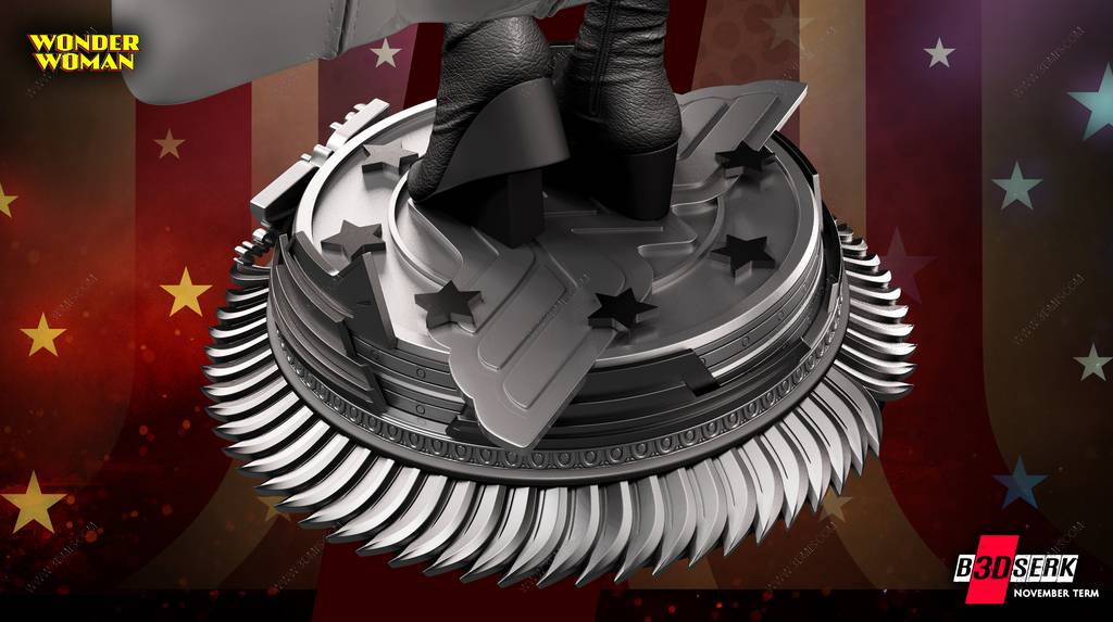 P站图纸印象馆 B3DSERK DC漫画 神奇女侠 B3DSERK DC漫画 神奇女侠