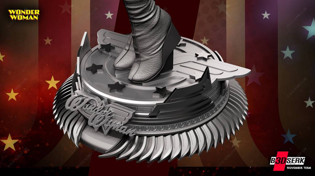 P站图纸印象馆 B3DSERK DC漫画 神奇女侠 B3DSERK DC漫画 神奇女侠