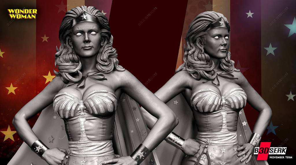 P站图纸印象馆 B3DSERK DC漫画 神奇女侠 B3DSERK DC漫画 神奇女侠