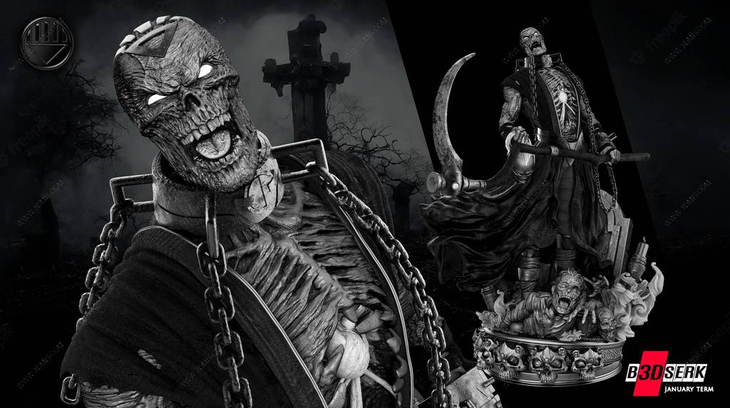 P站图纸印象馆 B3DSERK DC漫画 黑死帝 B3DSERK DC漫画 黑死帝