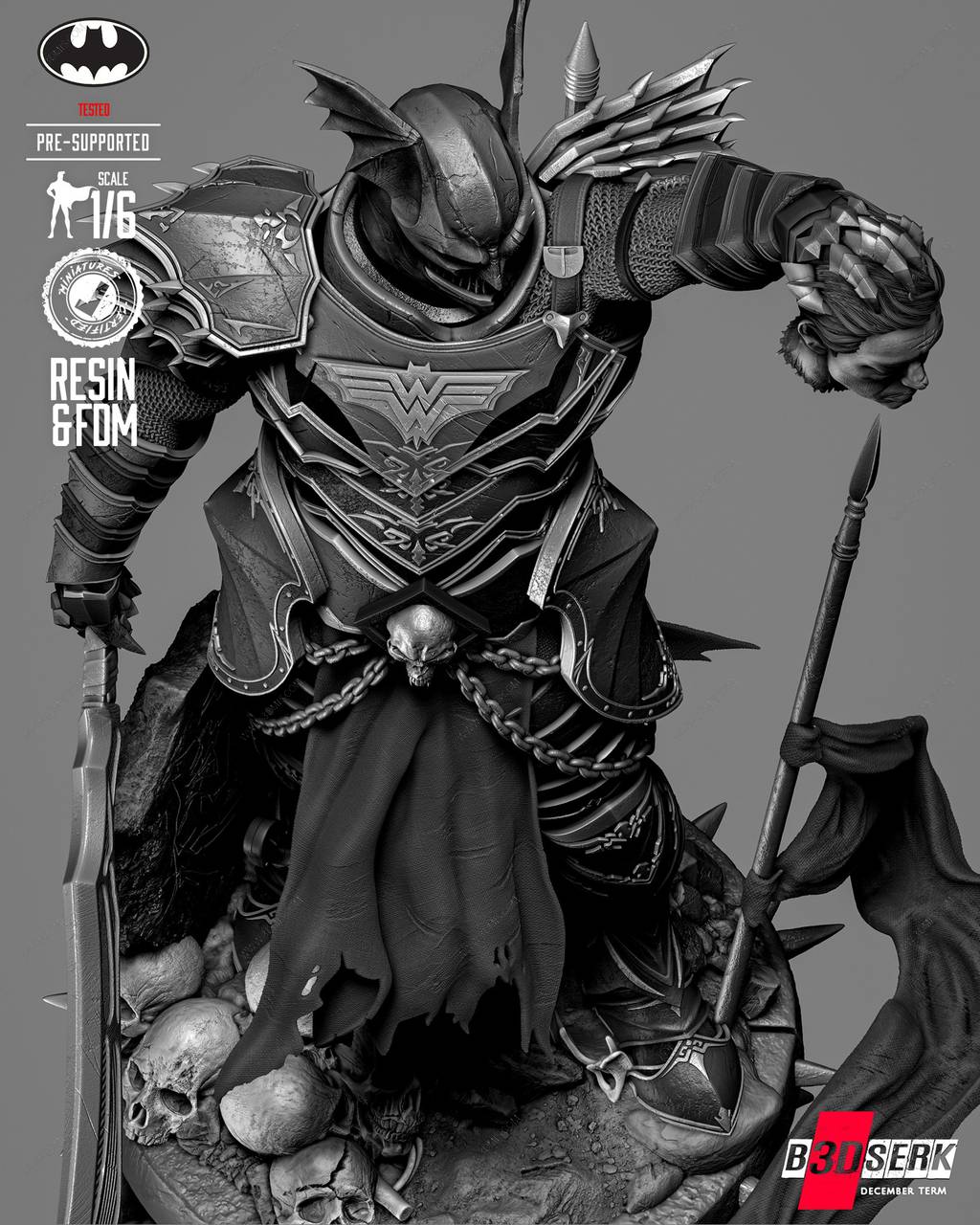 P站图纸印象馆 B3DSERK DC漫画 无悯铁腕 B3DSERK DC漫画 无悯铁腕