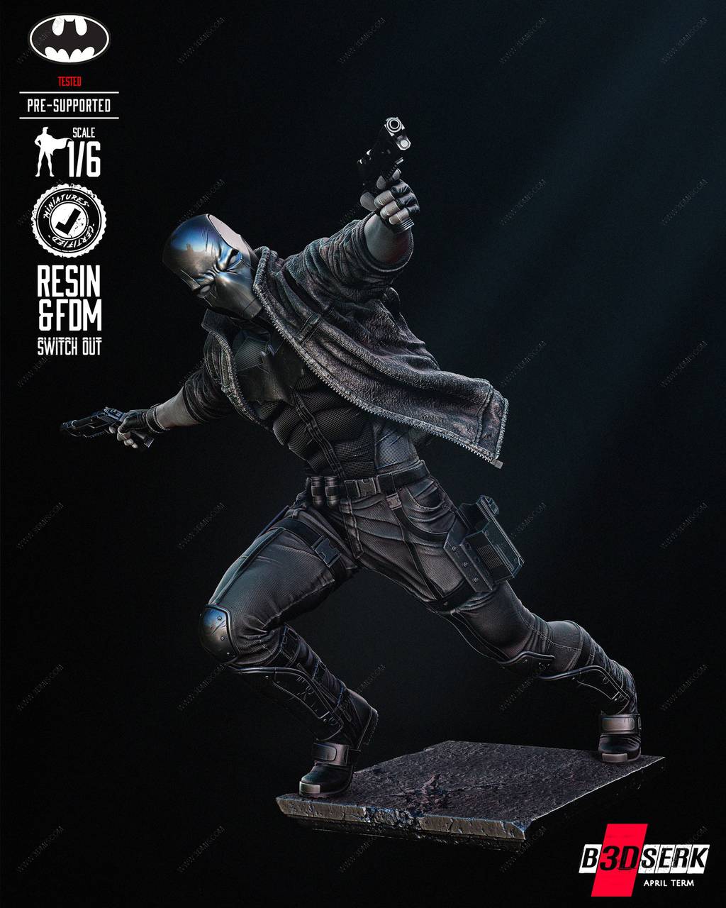 P站图纸印象馆 B3DSERK DC漫画 红头罩 B3DSERK DC漫画 红头罩