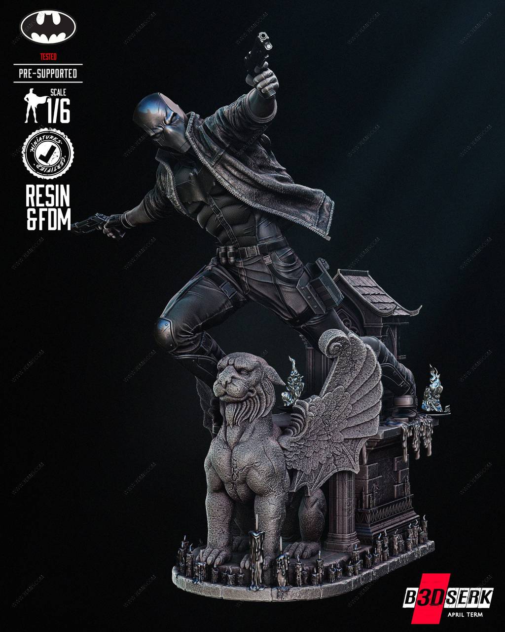 P站图纸印象馆 B3DSERK DC漫画 红头罩 B3DSERK DC漫画 红头罩