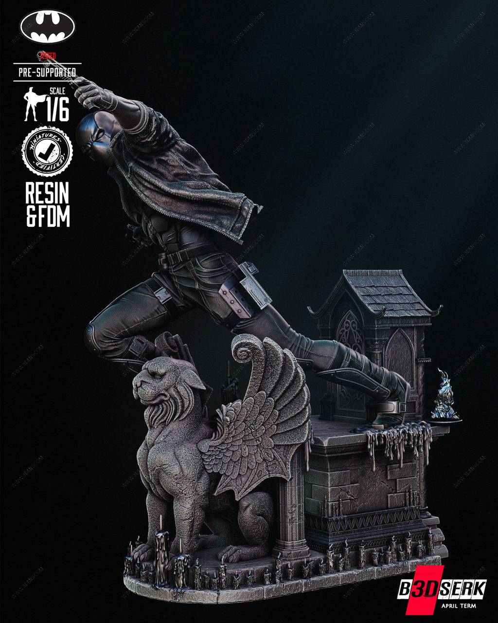 P站图纸印象馆 B3DSERK DC漫画 红头罩 B3DSERK DC漫画 红头罩